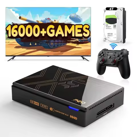 Super Console X5 PRO Retro Gaming Console with 16,000+ Games, Android 12.0 OS, 8GB+64GB Emulator Sup