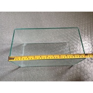 glass fish tank aquarium 1 feet 12x6x6 / 12x8x8 thick 5mm akuarium kaca 1 kaki