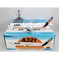 Inflight 1: 200 Airbus Original Factory A321 F-WWIB Alloy Airplane Model