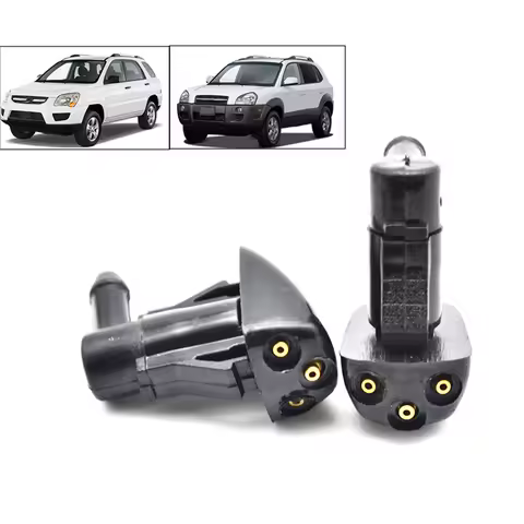 2x Front Windscreen Washer Jet Spray Nozzle Set For Hyundai Tucson Entourage For KIA Sportage Spectr