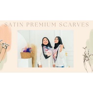 Alaia Tudung Premium Satin with Eyelash (Shawl & Square)