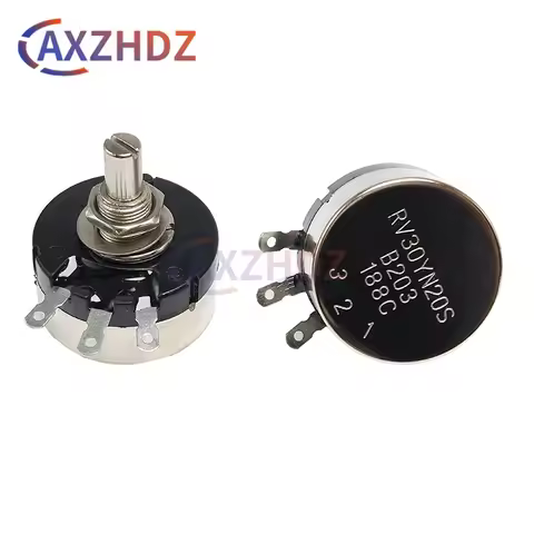 RV30YN20S B102 B202 B502 B103 B203 B503 B104 B105 1K 5K 20K 10K 100K 1M RV30YN 2W Single Turn Rotary