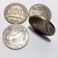 Uang Koin Kuno / Lama untuk Mahar: 100 Rupiah Tebal 1973