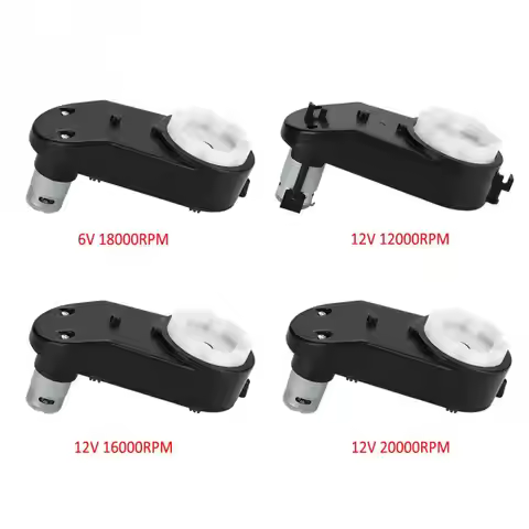 RS390 Electric Motor 6V/12V 12000-20000RPM Car DC Motor Gear Box for Kids Car New Tool