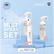Blossom+ Mist Spray Set Sanitizer *Alcohol Free, Floral Scent, Refillable*
