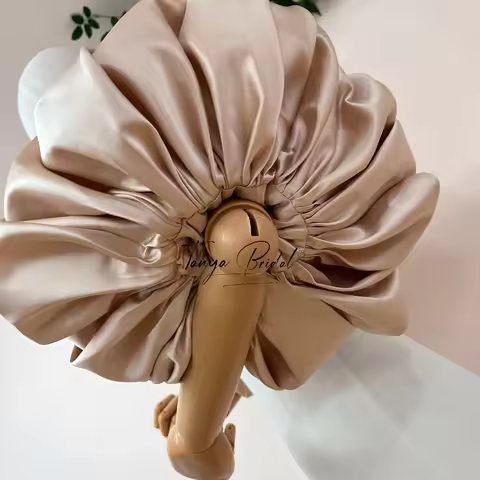 Cloudy Fashion Puff Satin Detachable Wedding Sleeves for Women Evening Party Cloudy Fashion Detachab