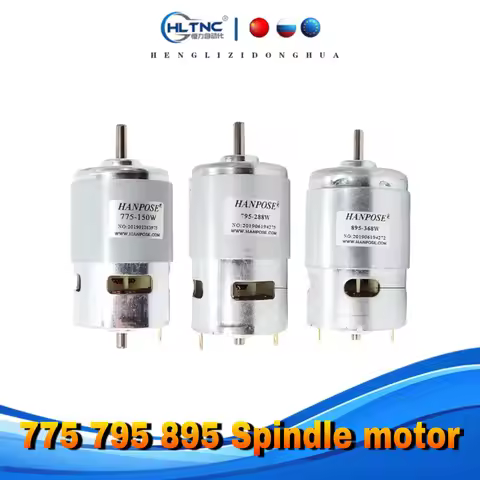 New Durable 775 795 895 Spindle motor 3000-12000 RPM Motor Brush dc motors 775 150W lawn mower motor