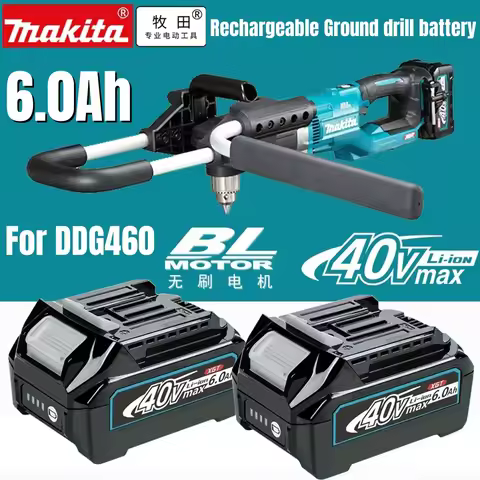 Makita 40V MAX XGT Lithium Ion Battery 6AH Original Battery BL4020 BL4025 BL4040 BL4050 BL4080
