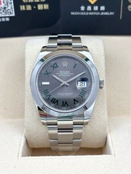 [SOLD OUT]二手 USED  ROLEX 勞力士 DATEJUST 126300 溫布頓面 2019年6月 全套 FULL SET