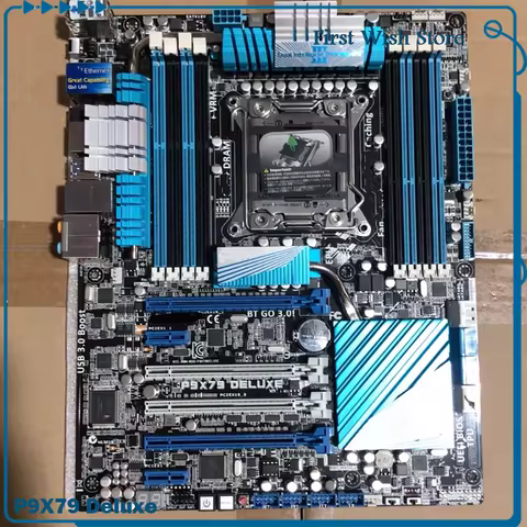 Four-channel motherboard LGA2011 i7 DDR3 P9X79 Deluxe