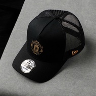 Nón kết mũ lưỡi trai Trucker CLB Manchester United vải Kaki phối lưới đẹp thời trang