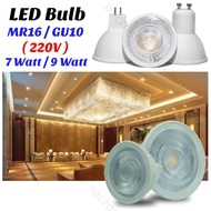 LED Bulb MR16 GU10 Dimmable Eyeball Bulb 7Watt 9Watt COB Bulb 220V