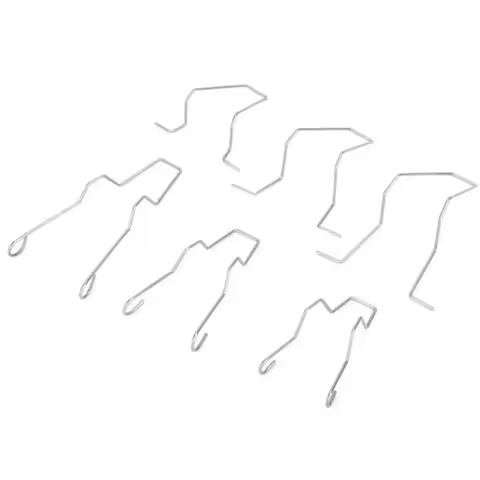 6Pcs for H1 H3 H4 H7 Metal Headlight Bulb Spring Clips Car Headlamp Light Bulb Retainer Spring Clips