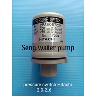 pressure switch hitachi 2.0-2.6 อะไหล่ปั๊มน้ำ อุปกรณ์ ปั๊มน้ำ ปั๊มน้ำ อะไหล่