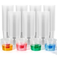 JOLLY CHEF 500 Disposable Bomber Cups Jager Bomb Shot Glasses plastic, Highly Durable and Reusable S