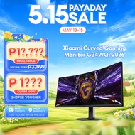 Xiaomi Curved Gaming Monitor G34WQi 2026 180Hz High Refresh Rate HDR 400 Curved Monitor