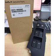 [ READY STOCK ] 100% ORIGINAL (HYUNDAI KIA) FRONT RIGHT POWER WINDOW MAIN SWITCH KIA FORTE>>93570 1M