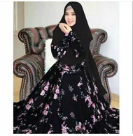 WPS Collection - Gamis Polos - Gamis Wanita Model Terbaru - Gamis Terlaris - Gamis Muslimah Syari -