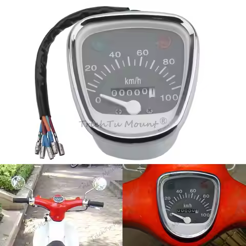Motorcycle Digital Speedometer Odometer Tachometer Instrument For Honda Passport C50 C70 C90 Cub 70 
