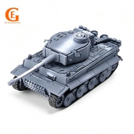 1/72 Tiger Tank Model 4D Assembly Army Vehicle Model Building Blocks Kits Kids Toy