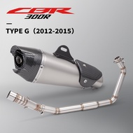 For CB300R CBR300 CB 300R Motorcycle Exhaust Front Middle Link Pipe Racing Elbow Exhaust Pipe Modifi