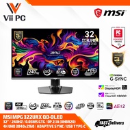 MSI MPG 322URX QD-OLED 3840x2160 (UHD) QD-OLED panel 240Hz refresh rate rapid 0.03ms(GtG) HDMI 2.1 p
