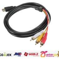 HDMI to RCA Cable 1.5m / HDMI to RCA Cable Audio Video Cable 3-1 AV to 3 RCA