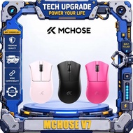 MCHOSE V7 Lightweight Gaming Mouse 59g Right Hand Ergonomic PAW3395 Sensor 1000Hz Wireless 2.4G Wire
