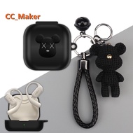 For Shokz OpenFit Case Cartoon Bulldog Keychain Pendant Pokémon Pikachu Shokz OpenFit Silicone Soft 