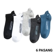 (6 PAIRS) short sports ear socks unisex sports socks/