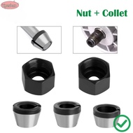 XUESHAN Collet Chuck, Carbon Steel 6mm 6.35mm 8mm Router Collet Chuck Adapter,  With Nut Electric Ro