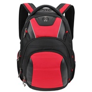 Swissdigital Design Men's Laptop Backpack for College and Business Travel with Integrated USB Chargi