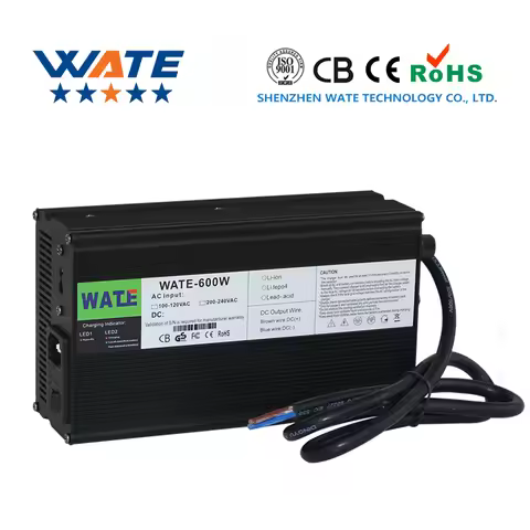 WATE 75.6V 5A Charger 18S 66.6V Li-ion Battery pack Smart Charger High Power Li-ion battery Charger 
