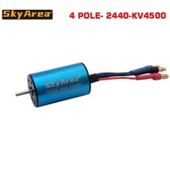 SkyArea 2440 4500KV Brushless Motor Water Cooling For HSP WLTOY RC Car Boat Thruster Sprayer Jet Pum