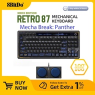 8BitDo Retro 87 Mechanical Keyboard - Mecha Break: Panther for Windows and Android with Wireless 2.4