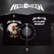HELLOWEEN FUTURE WORLD T-Shirt Builtup Rock Metal Music Band Prapatan Rebel Puritan