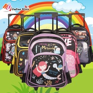 MU BEG SEKOLAH RODA / SCHOOL TROLLEY BAG / BEG RODA KARTUN /PRIMARY SCHOOL TROLLEY BAG/ BOYS AND GIR