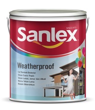 Cat Tembok Acrylic Sanlex Weatherproof Cat Dinding Eksterior.