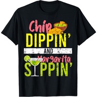 Men's cotton T-shirt Chip Dippin And Margarita Sippin Cinco De Mayo T-Shirt Fast Shipping 4XL , 5XL 