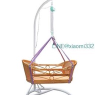 嬰兒搖籃搖床潮汕電動上下搖籃床寶寶吊床自動嬰兒床吊籃藤編搖窩