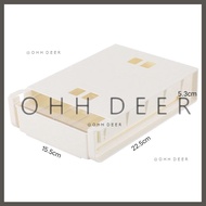 OHHDEER Self-Adhesive Slide-out Under Desk Drawer Organizer, Attachable Under Desk Storage Drawer, H