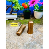 Chair base plain brass table base/
