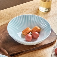 Jingdezhen Simple Household 27cm Eating Noodle Bowl Anti-Scalding Celadon Soup Bowl Mixed Noodles Fr