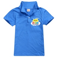 Socute Ryan Toys Review World Tops Collar T shirt Boy Girl