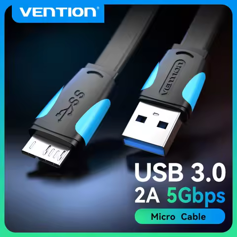 Vention Micro USB 3.0 Cable 2A Fast Charger Data Cord Mobile Phone Cables for Samsung Note 3 S5 Tosh