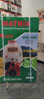 mesin knapsack power sprayer mesin semprot hama 4tak 15liter matrix