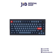 WIRELESS KEYBOARD (คีย์บอร์ดไร้สาย) KEYCHRON V1 MAX (QMK/VIA) (CARBON BLACK) (GATERON JUPITER BROWN
