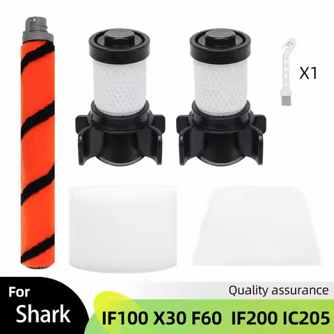Replacement Parts Main Brush HEPA Filters Compatible For Shark X30 X40 F60F80 IF100 HV390 IF200 IC20