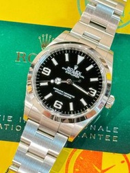 🌈🌈新返貨啦🌈🌈💰💰現金價💰💰💳連出世卡💳🖤🖤369款式🖤🖤大熱款式🖤🖤😍 Rolex Explorer 1 124270 連原裝勞力士鋼帶👔36mm 狀態一流👍🏻👍🏻KCB1788（旺角洗衣街店）
