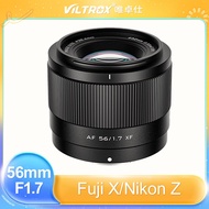 VILTROX 56mm F1.7 Fuji X Nikon Z Mount Camera Lens Auto Focus Portrait APS-C for Fujifilm X-T4 T200 